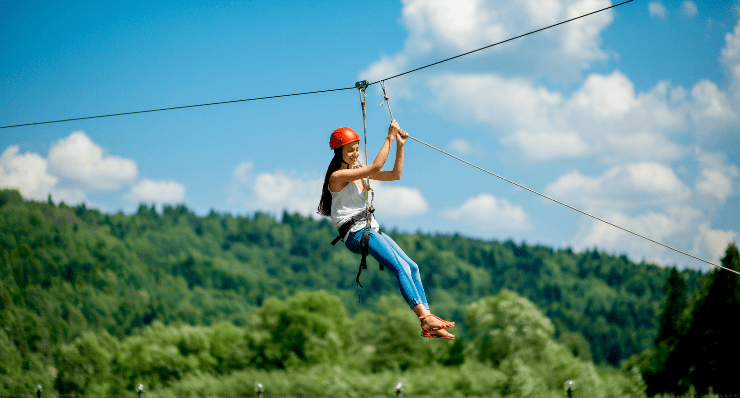 How do you prepare for ziplining